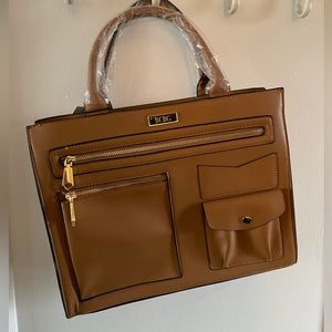 BCBG brown purse/laptop bag